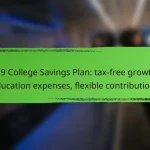 529 College Savings Plan: tax-free growth, education expenses, flexible contributions