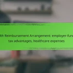 Health Reimbursement Arrangement: employer-funded, tax advantages, healthcare expenses